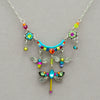 Firefly Dragonfly Waterfall Necklace