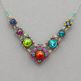 Firefly Rainbow V Necklace