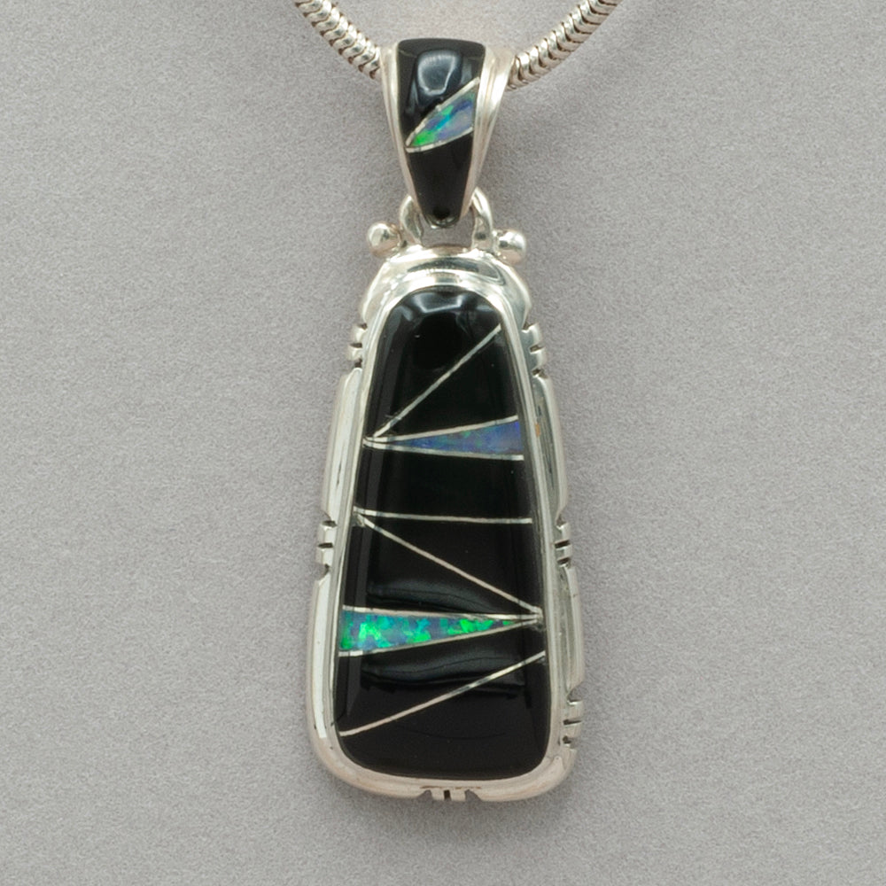 Opal/ hot onyx Pendant