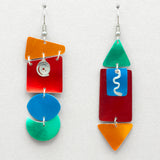 Sylvi Harwin Aluminum Asymmetric Earrings