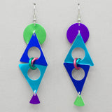 Sylvi Harwin Aluminum Asymmetric Earrings