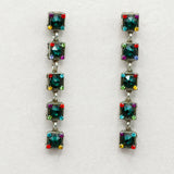 Firefly Emerald Linear Post Earrings