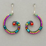 Firefly Spiral Earrings