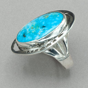 Jim Kelly Turquoise Sterling Silver Ring