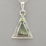 Jim Kelly Pyrite Druzy Pyramid Pendant