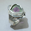 Jim Kelly Watermelon Tourmaline Sterling Silver Ring